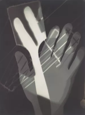 Fotogramm by Laszlo Moholy-Nagy Oil Painting