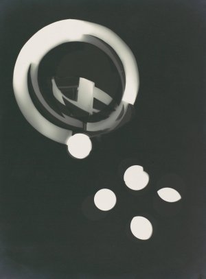 Fotogramm by Laszlo Moholy-Nagy Oil Painting