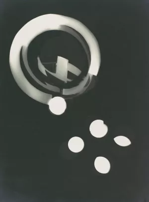 Fotogramm by Laszlo Moholy-Nagy Oil Painting