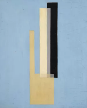 Konstruktion by Laszlo Moholy-Nagy Oil Painting