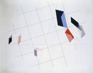 L IV by Laszlo Moholy-Nagy Oil Painting