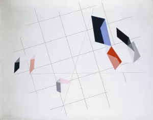 L IV by Laszlo Moholy-Nagy Oil Painting