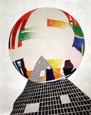 Nuclear I, CH Oil painting by Laszlo Moholy-Nagy