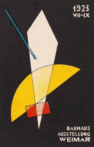 Weimar Bauhaus Postkarten Nr 7 by Laszlo Moholy-Nagy Oil Painting