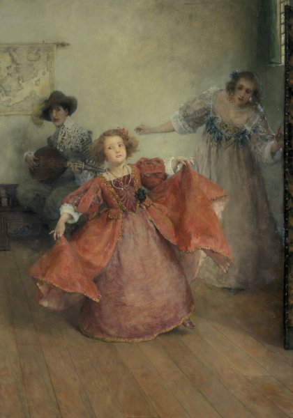 Main Product Photo of Airs and Graces  Painting by Laura Theresa Alma-Tadema