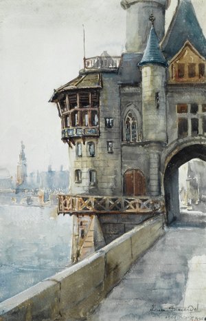 Exposition de 1900, le Vieux Paris by Laure Brouardel Oil Painting