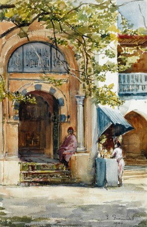 Exposition de 1900, pavillon de la Tunisie by Laure Brouardel Oil Painting
