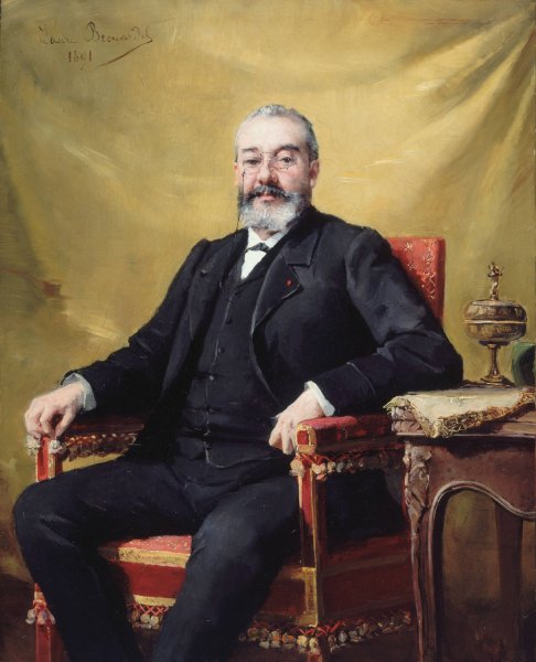 Portrait du docteur Adrien Proust  by Laure Brouardel - Hand-Painted Oil Painting Reproduction