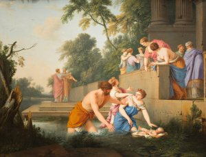 The Finding of Moses by Laurent De La Hyre Oil Painting