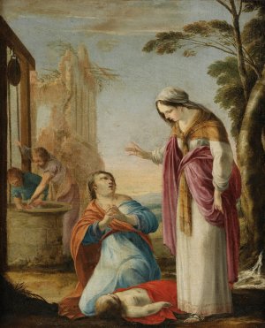 The Miracle of St. Elizabeth of Hungary by Laurent De La Hyre Oil Painting