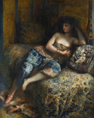 Odalisque by Laurent Gsell Oil Painting