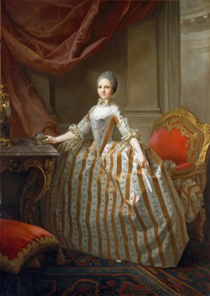 Maria Luisa of Parma by Laurent Pecheux Oil Painting