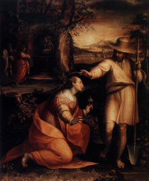 Jesus Appears to Mary Magdalene by Lavinia Fontana Oil Painting