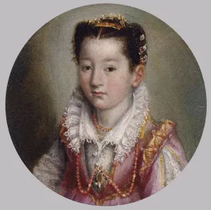 Portrait of a Girl by Lavinia Fontana - Oil Painting Reproduction