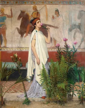A Greek Woman by Lawrence Alma-Tadema A Greek Woman by Lawrence Alma-Tadema Oil Painting