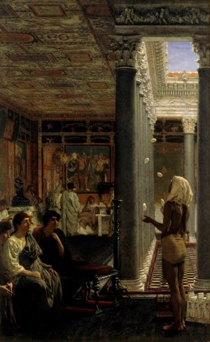 A Juggler by Lawrence Alma-Tadema Oil Painting