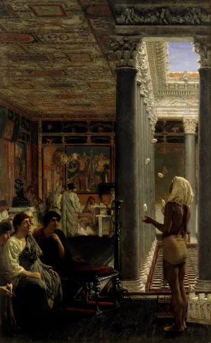 A Juggler by Lawrence Alma-Tadema Oil Painting