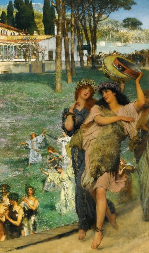 A Spring Festival by Lawrence Alma-Tadema Oil Painting