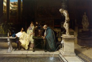 An Art Lover by Lawrence Alma-Tadema Oil Painting
