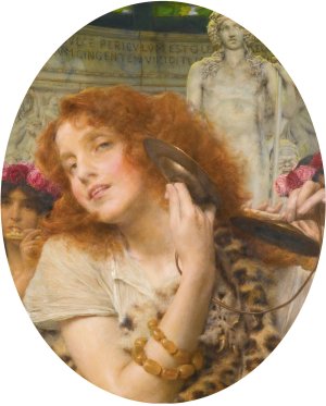 Bacchante by Lawrence Alma-Tadema Oil Painting