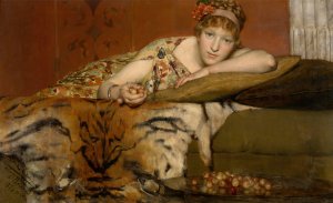 Cherries by Lawrence Alma-Tadema Oil Painting