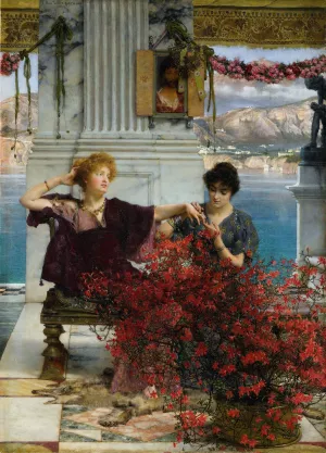 Love's Jewelled Fetter Oil painting by Lawrence Alma-Tadema