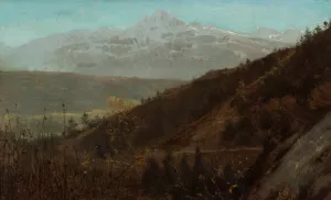 Mountain landscape by Lawrence Alma-Tadema Mountain landscape by Lawrence Alma-Tadema Oil Painting