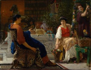 Preparations For The Festivities by Lawrence Alma-Tadema Oil Painting