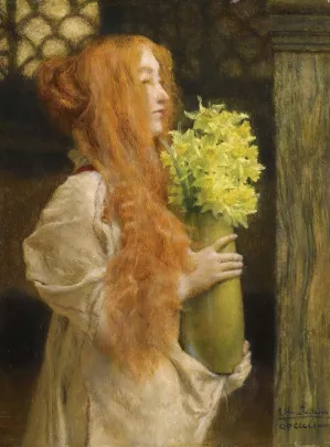 Spring Flowers by Lawrence Alma-Tadema Spring Flowers by Lawrence Alma-Tadema Oil Painting