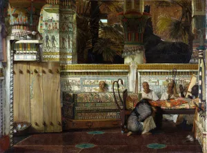 The Egyptian Widow by Lawrence Alma-Tadema The Egyptian Widow by Lawrence Alma-Tadema Oil Painting