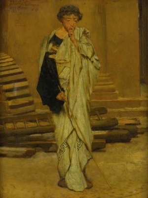 The Roman Architect by Lawrence Alma-Tadema Oil Painting