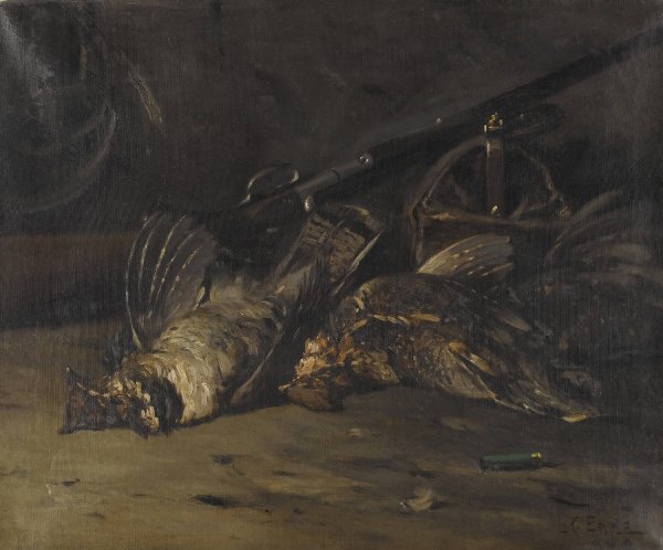 Still Life Of Game Birds by Lawrence Carmichael Earle - Hand-Painted Oil Painting Reproduction