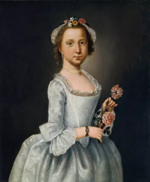 Portrait of a Lady Oil painting by Lawrence Kilburn