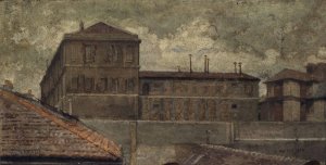 La Prison Saint-Lazare. by Lazar Meyer Oil Painting