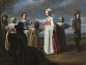 Children Dancing by Le Nain Oil Painting