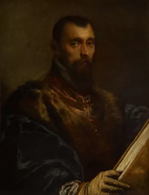 Portrait of a Man by Leandro Bassano Oil Painting