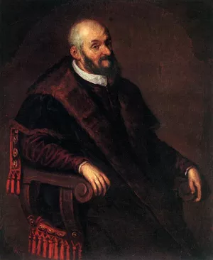 Portrait of an Old Man by Leandro Bassano Oil Painting