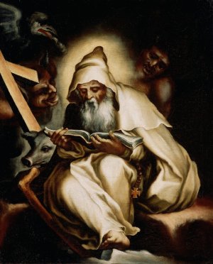 The Temptation of Saint Anthony by Lelio Orsi Oil Painting