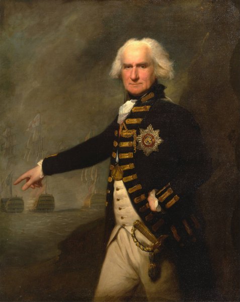 Admiral Lord Bridport by Lemuel Francis Abbott - Hand-Painted Oil Painting Reproduction