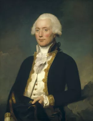 Captain Robert Calder by Lemuel Francis Abbott Oil Painting