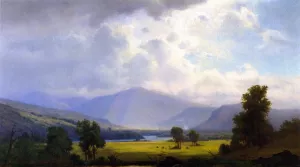 Androscoggin Valley White Mountains painting by Lemuel L. Eldred
