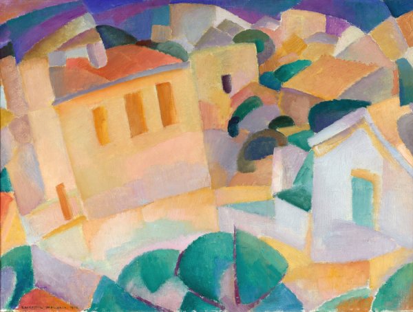 Mallorca, Terreno  by Leo Gestel - Hand-Painted Oil Painting Reproduction