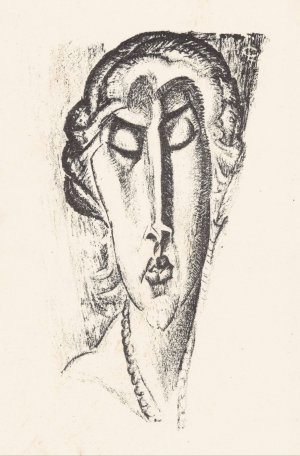 Portret van een onbekende vrouw by Leo Gestel Oil Painting