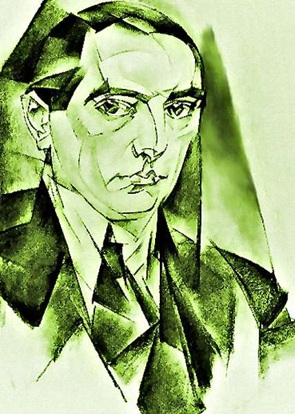 Main Product Photo of Self Portrait also known as False Color Painting by Leo Gestel