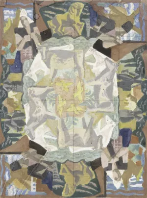 Tapijtontwerp motief 'Hollland' by Leo Gestel Oil Painting