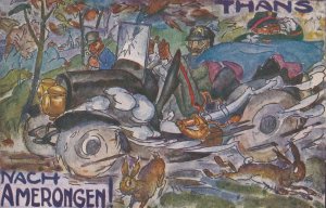 Thans, Nach Amerongen! by Leo Gestel Oil Painting
