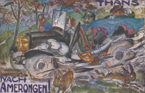 Thans, Nach Amerongen! by Leo Gestel Oil Painting