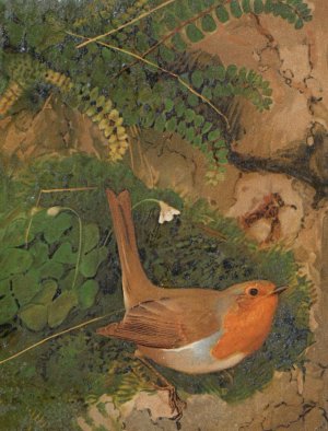 Rouge-Gorge by Leo-Paul Robert Oil Painting