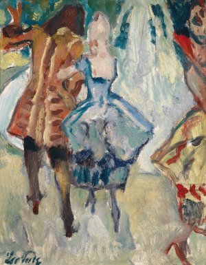 Gartenfest by Leo Putz Oil Painting