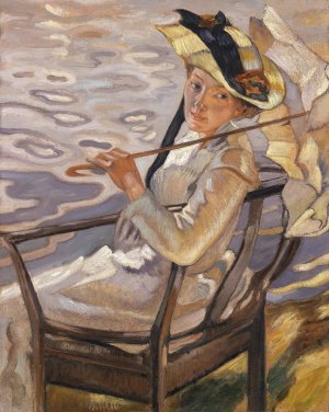 Im Sonnenlicht by Leo Putz Oil Painting